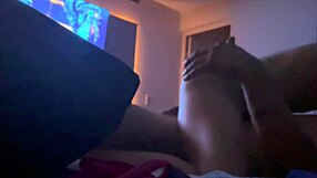 Real amateur couple with huge black ebony ass gets narrow and wild