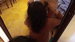 Mi amiga latina del campo bends over begs for creampie dose can't wait rides my cock hard
