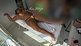 i shoved bikini deep into my wet pussy for erotic massage