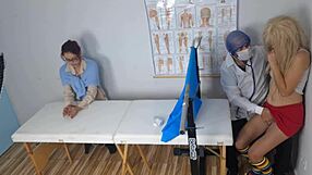 i took my half-sister to pervy gynecologist for creampie exam
