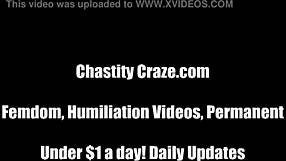you'll adjust to chastity lock after some teasing months