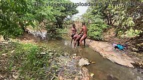 i'm flashing my fat curvy brown-skinned ebony body at the public stream ready to be devoured