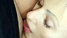 i'm licking her pussy deep in the woods till i explode - lesbian brunette orgasm