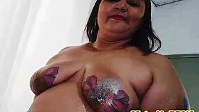 Curvy BBW Hotwife Mary Butterfly Dances Brazilian Carnaval Swing