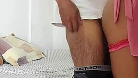 Spy cam catches sexy italian hermanastra miranda's loud lingerie upskirt moans