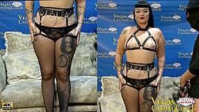 Cece Larue chained in bdsm with ass pussy hooked fucked candle wax wand orgasms close up