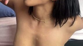Amateur couple's passionate cuckold deepthroat with big black cock all for me