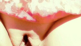 mature wife flashes her huge swollen shaved pussy lips for pleasure
