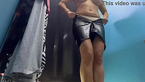 i spied this milf with big tits and nipples changing in dressing room