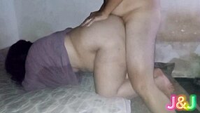 Caught Thick Brazilian Wife Bent Over Bedroom Spreading Wet Vagina for Hubby