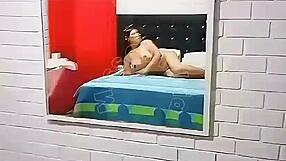 sexy peruvian milf shakes huge latina ass in room