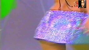 lady lu strips teasingly on brazilian tv ripping clothes super positively
