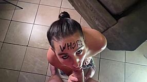 BBW Bent Over for Rough Creampie Doggystyle