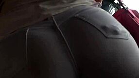 that big ass amateur shakes candid on hidden bus ride