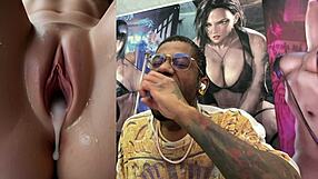 big breasted freckled ebony teen fucks huge bbc gets cumshot facial creampie and mouth load