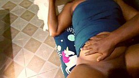 Curvy muscular maid bent over doggystyle with big ass cumshot ending colorfully