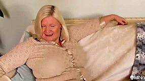 I'm busty granny Lacey from oldnanny and my mature curves get so wet and inviting in stockings