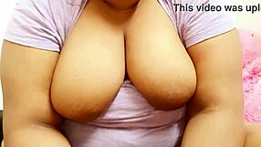 South Indian Teen's Massive Boobs Bounce Sexily in Teasing Display