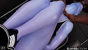 widowmaker gags on cock throat fucked then cumflated in slayed coom animation