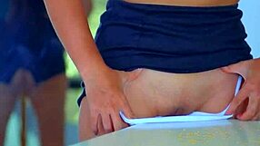 Does slamming my pussy on that table corner feel too fucking hot?