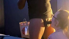 gracie, why are you deepthroating your gamer boyfriend's monster cock like a total slut?!