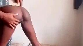 i watched this hot ebony college student take a rough pounding