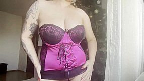 My natural big tits bounce wildly while fingering wet pussy lips close-up solo
