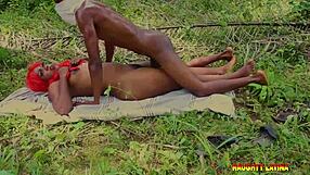 whoa, this crazy latina's riding huge bbc cowgirl after eating grass first time ever