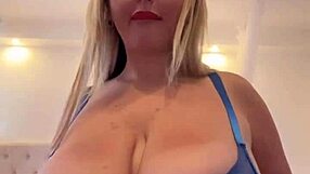 juicy milf's massive natural tits bounce wildly up and down