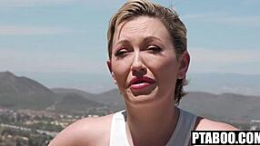 Busty MILF Adira Allure Begs Stranger to Assfuck Her While Hunting Lost Cat!