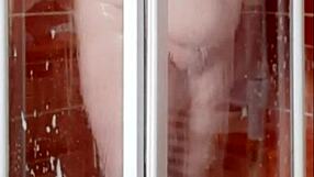 ever seen a sexy milf housewife shake her big ass in a steamy bathroom shower like this?