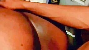 Big black cock pounds ebony milf big ass wet pussy doggystyle homemade couple orgasm tattoo wife boobs