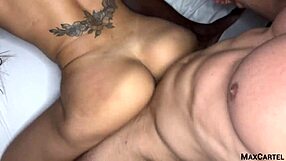 Latina gigawhore crams 20-inch bbc monster in threesome