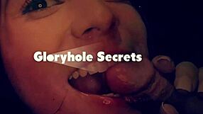 bambi blitz gulps loads through gloryhole first time ever