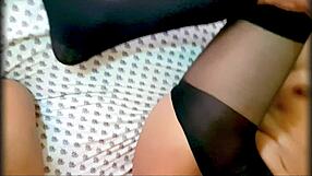 😍 novia infiel's first time in black lingerie from boss, bent over doggystyle!