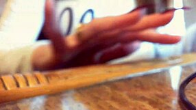 Italian sexy solo with long nails fetish ASMR hands toes relax