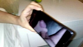 i get so horny masturbating to subscriber vid while cuck hubby films my big tits