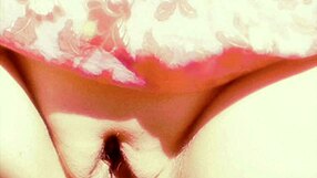mature wife flashes her huge swollen shaved pussy lips for pleasure