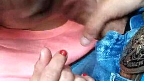 massive cowboy cock throbs as random slut deepthroats to facial cumshot explosion