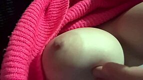 Watch big tits bounce wildly closeup on artemisia love's rock hard nipples!