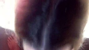 early morning black stud unloads cumshot in blonde's mouth craving monster cock