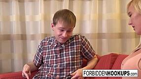 Big Boobed Babe Takes Step-Brother's Fat Cock Balls Deep Hardcore