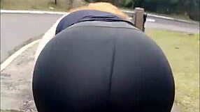 imagine walking with your miniskirt milf stepmom flashing big natural tits no panties tattoo voyeur tease?