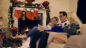 caught panty sniffing leads to thorough anal missionary family fuck