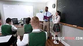 hey classmate, ready to use your petite slave in classroom?