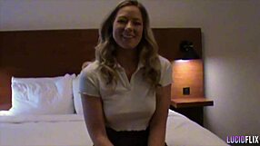 you watching river lynn's pretty small tits bounce in lucidflix vhsex pov doggystyle fuck?