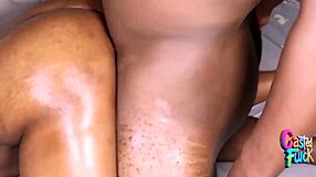 curvy ebony neighbor begs for hard homemade fucking in my room