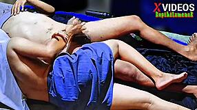 late rent? indonesian teen girlfriend pays landlord with amateur handjob fingering and cumshot