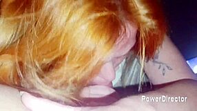 wanna see this cute redhead nerd swallow homemade brazilian cum load?