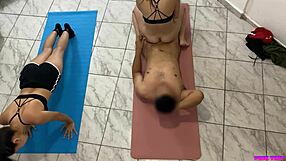 Stepdad Yoga Trains Hot Adopted Stepdaughters Then Pounds Them Hard